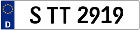 Truck License Plate
